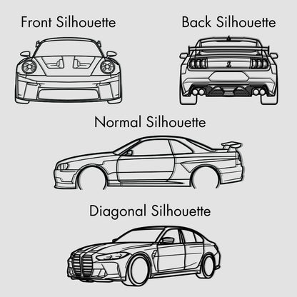 Your Custom Metal Car Silhouette