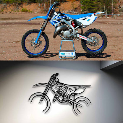 Your Custom Metal Motorcycle Silhouette