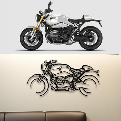 Your Custom Metal Motorcycle Silhouette