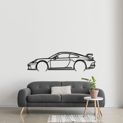 2021 Porsche 911 (992) GT3 Metal Silhouette