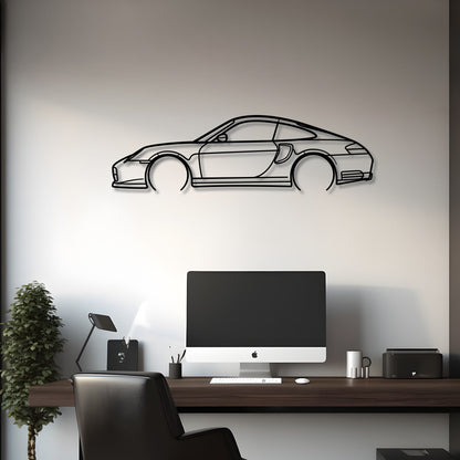 1999 Porsche 911 (996) Carrera 4 Metal Silhouette