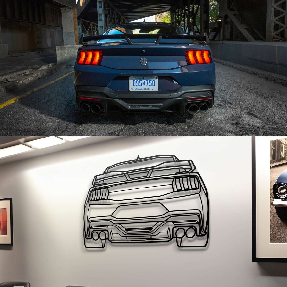 Your Custom Metal Car Silhouette Steel Wall Art — Custom Laser Cut Silhouettes by Steelshape